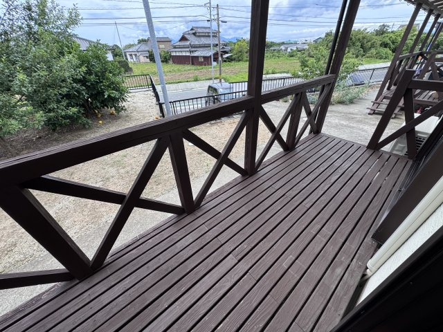 コーポさくらのバルコニー