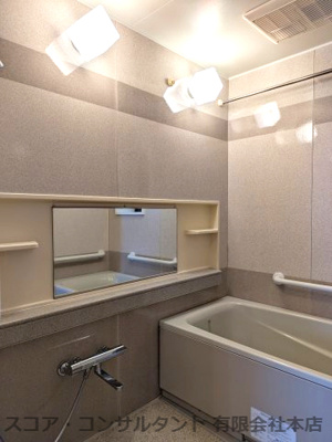 【浴室】 | レクセルマンション茅ヶ崎 | 落ち着いた空間のお風呂です