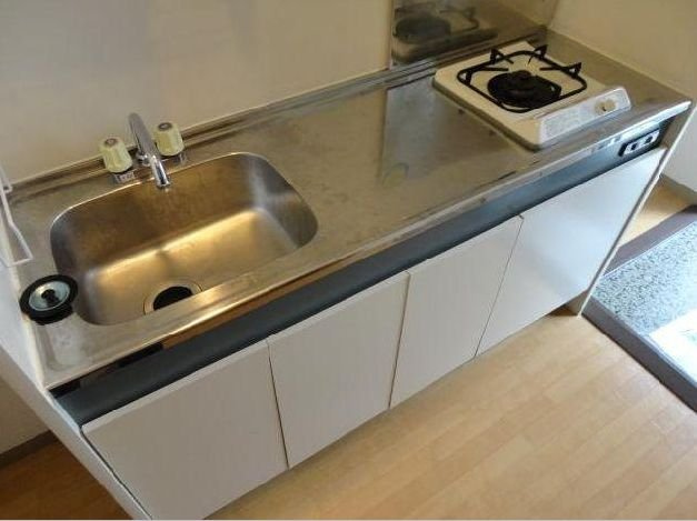 アルカンシェルのキッチン|☆１口ガスコンロ付き・まな板置けます。☆