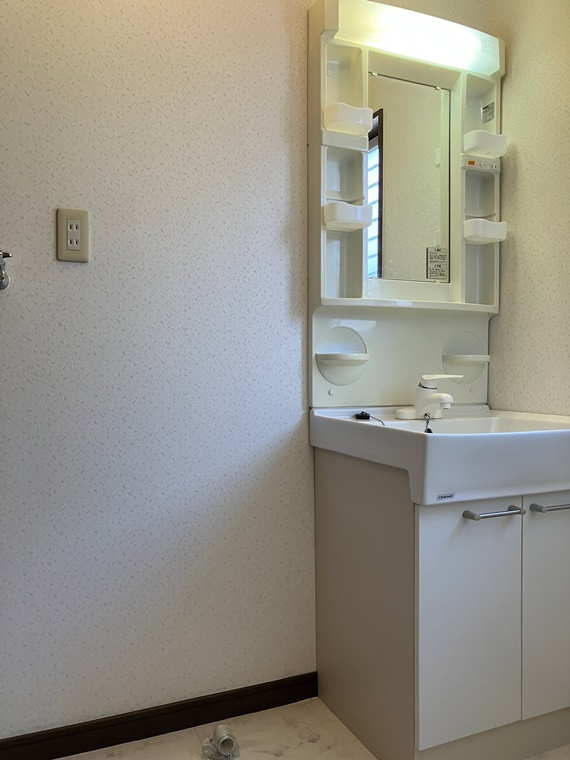 大牧戸建の洗面所