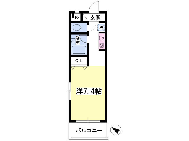 角部屋２面採光・バストイレ別