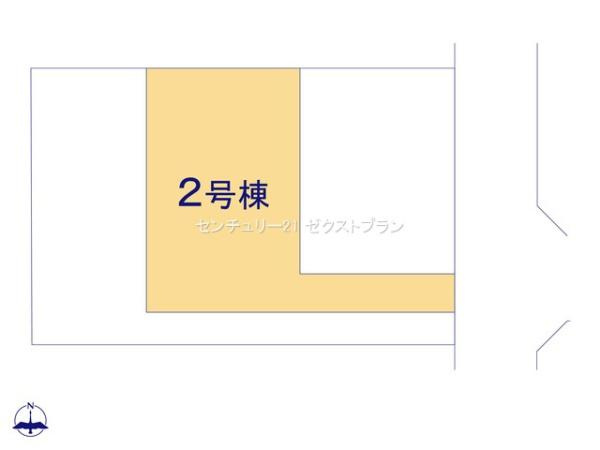 本庄市見福17期 2号棟の区画図|区画図