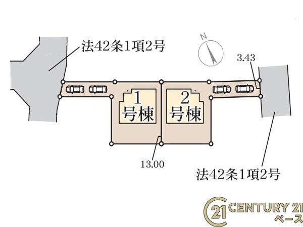 リーブルガーデン赤膚町 ２号棟 ／新築一戸建の区画図|■こちらの物件は２号棟です！■