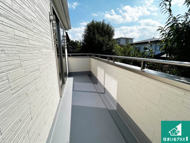 堺市南区槇塚台　第6期　新築一戸建てのバルコニー|日当たりのよいバルコニー！お部屋が開放的に！