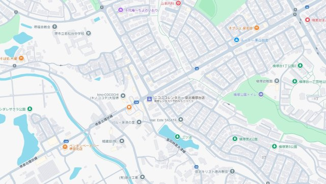 堺市南区槇塚台　第6期　新築一戸建ての地図