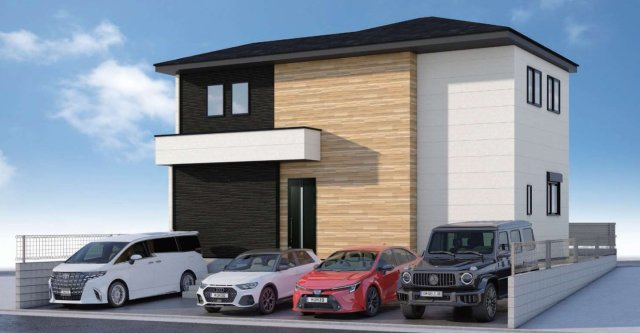 【仲介手数料無料】所沢市小手指元町５期全１棟　所沢の新築住宅なら西武ハウジングの外観パース