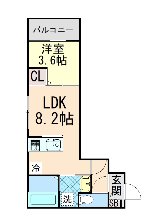 ALEGRIA芦屋西の間取り