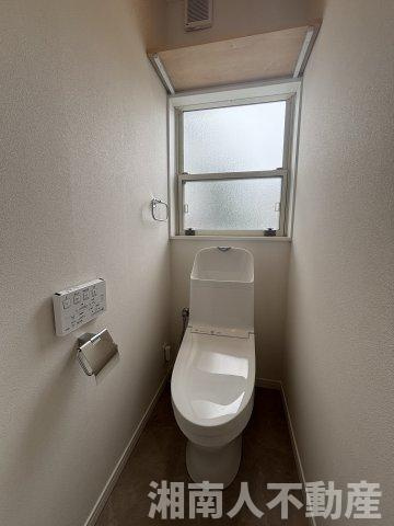茅ケ崎市東海岸南4丁目　中古戸建のトイレ|落ち着いたトイレです
