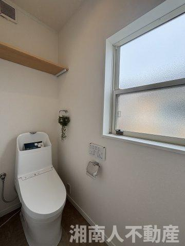 茅ケ崎市東海岸南4丁目　中古戸建のトイレ|シンプルで使いやすいトイレです
