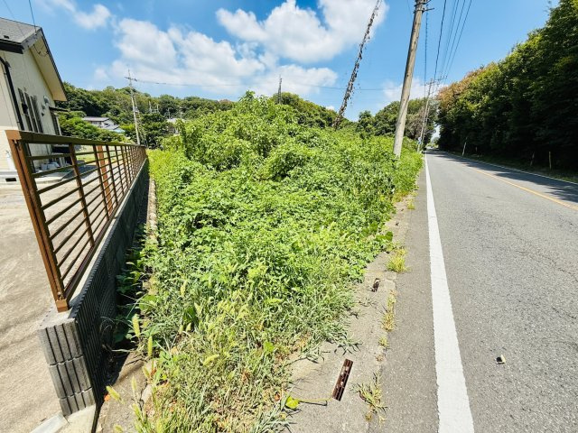 東松山市大字大谷 土地139坪の周辺|南側との境