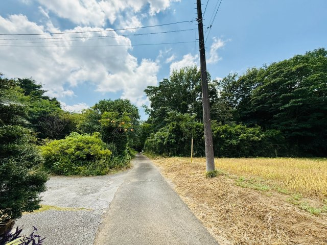 東松山市大字大谷 土地834坪の周辺|東側道路、北から南