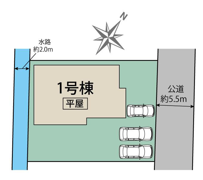 Blooming　Garden　行田市西新町2期の区画図