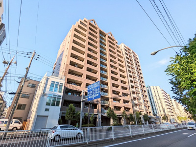 【外観】 | ライオンズガーデンシティ両国 | 横網町公園向かいの大規模マンション。管理体制良好です。