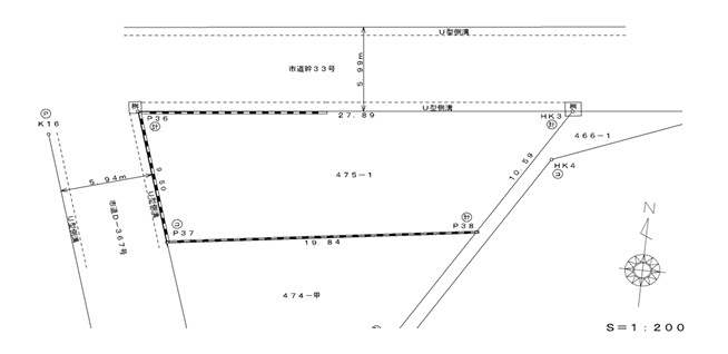 深谷市東大沼　売地