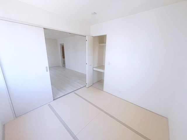 新築戸建・建売　いわき市郷ケ丘2丁目2期　Livele Garden　全2棟の和室|畳は足触りがいいので裸足で歩いても気持ちがいいです！