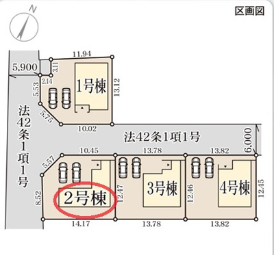 【区画図】 | リーブルガーデン甲賀市甲南町寺庄２期 | 区画図