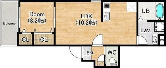 ジーメゾン南摂津の間取り