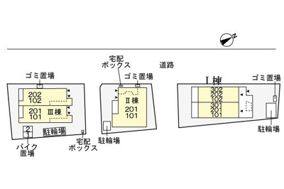 【駐車場】 | メゾン桜Ⅲ