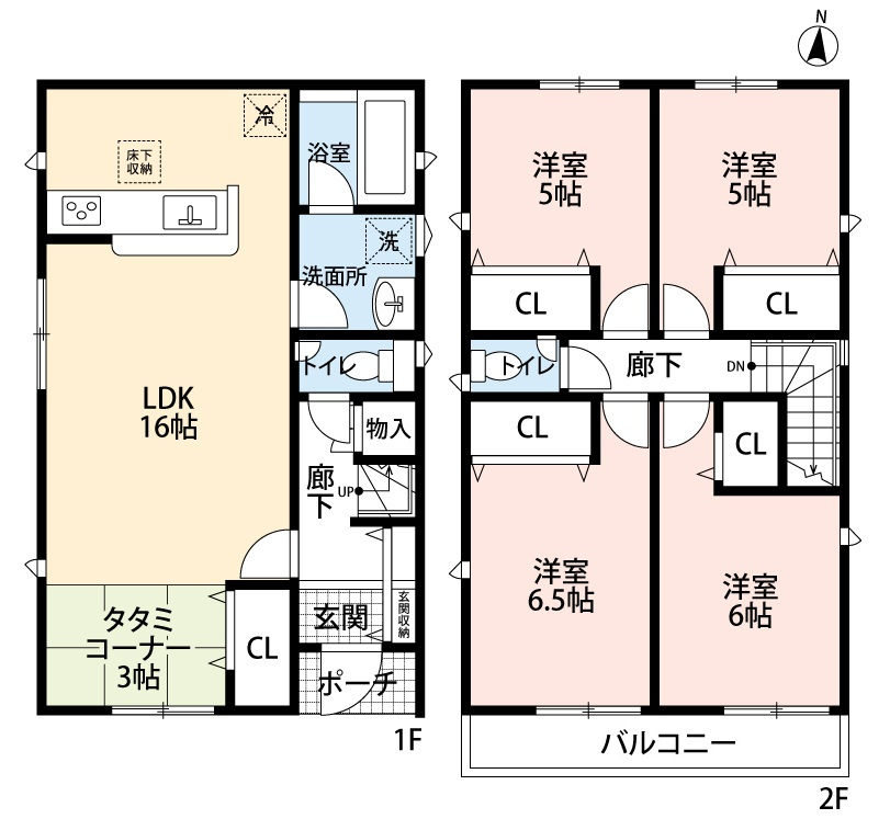 小牧市大字本庄字郷浦　新築戸建　2号棟