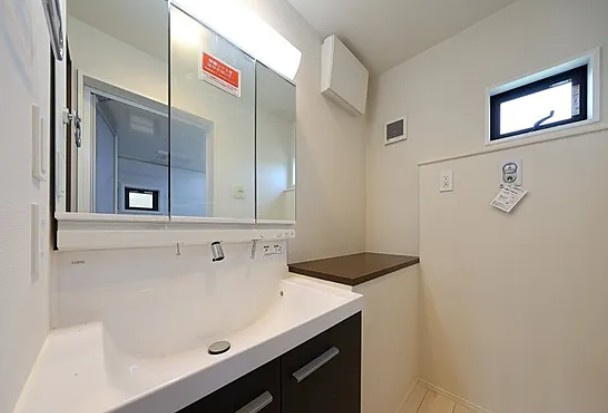 大治町貸家の洗面所