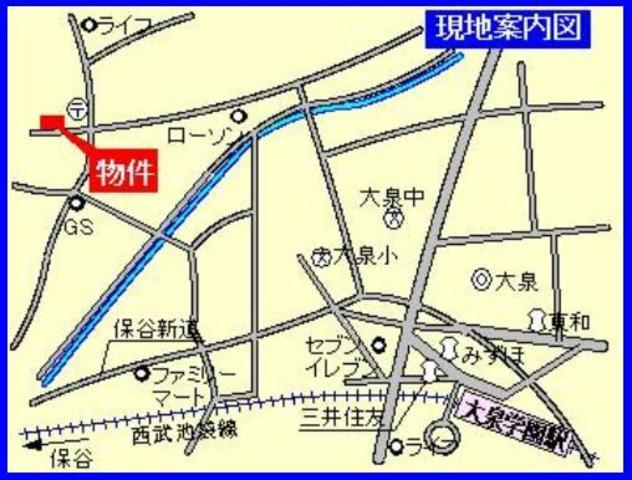 メゾン　クレストの地図|★現地案内図★