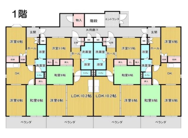 名古屋市中川区一色新町3丁目　収益マンションの間取り