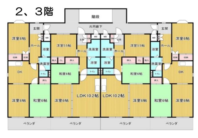 名古屋市中川区一色新町3丁目　収益マンションの間取り