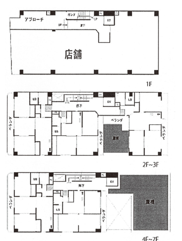 名古屋市西区庄内通4丁目　収益マンションの間取り