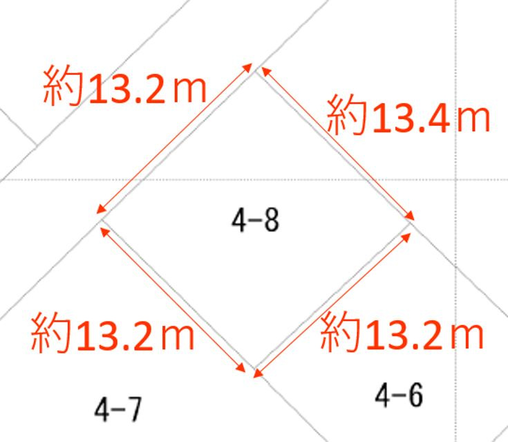 光市宝町　売土地の土地図