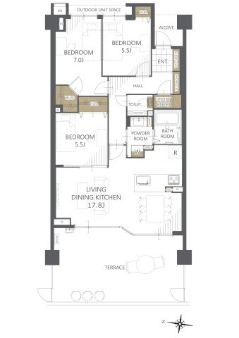 【間取り】グランドヒルズ覚王山法王町松風の邸 