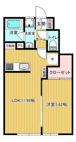 メゾンクレールの間取り
