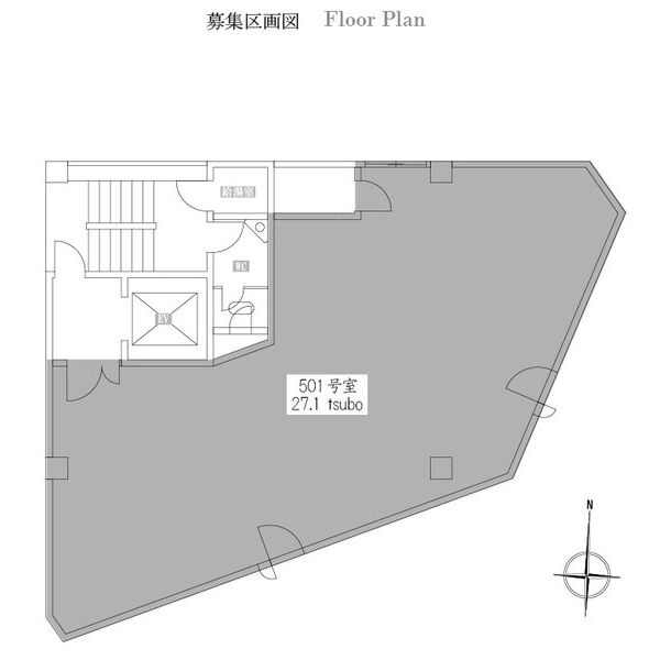 若杉西梅田ビルの区画図