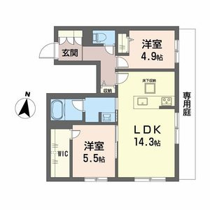 シャーメゾン壺川の間取り