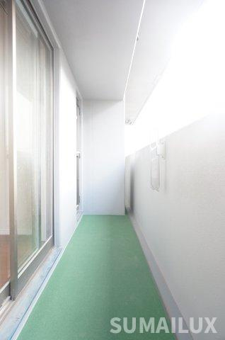 オーラ水前寺のバルコニー