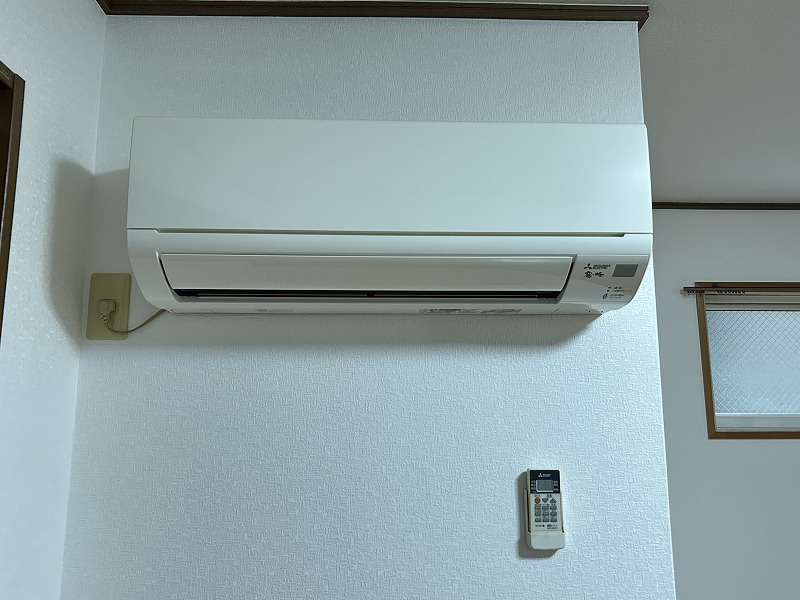 コーポはりまや2の設備|エアコン