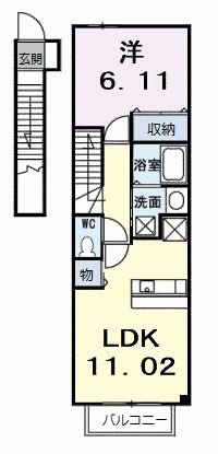 ガーデンハウスやしろ　Ⅰの間取り
