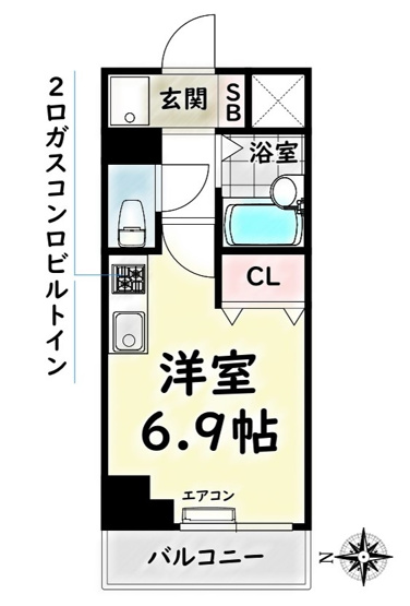 【間取り】 | RIDGE堀田【名古屋市賃貸・宅配ボックス】