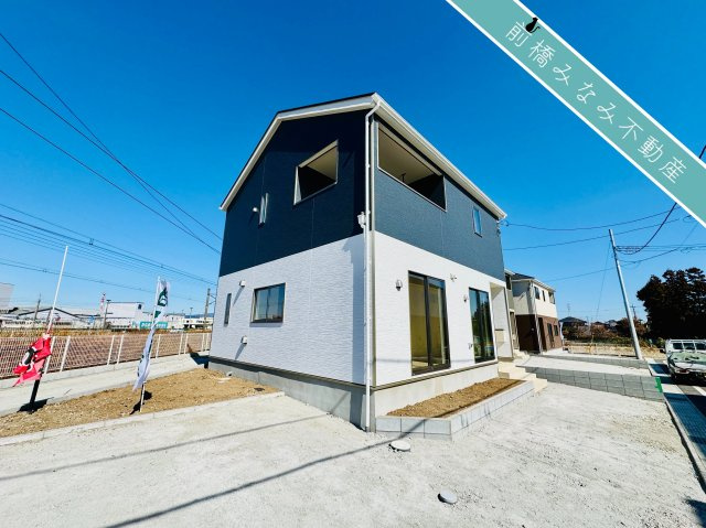 前橋市江田町第6　２号棟(全９棟)　クレイドルガーデン　新築建売分譲の外観|外観は落ち着いています