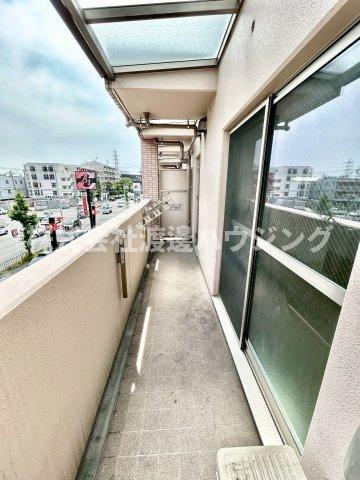 セレノアロッジオ江坂西のバルコニー|全戸南向き