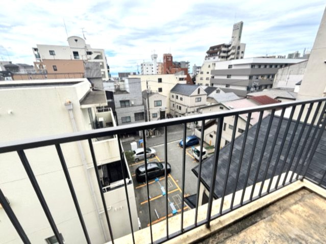 王子コーポのバルコニー