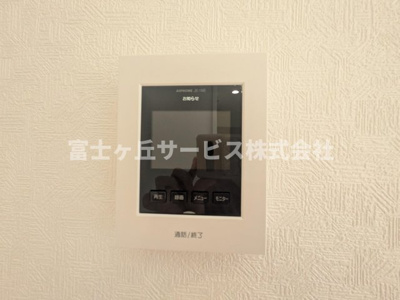 【セキュリティ】 | 磐田市福田 5期 新築一戸建て 1号棟 | TV付インターホンです
