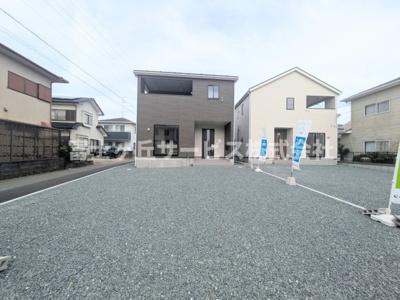 【駐車場】 | 磐田市福田 5期 新築一戸建て 1号棟 | 6台駐車可能です