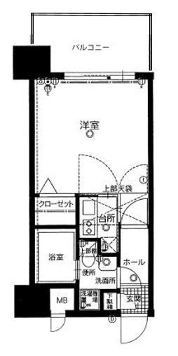 エステート・モア・天神ワーフの間取り