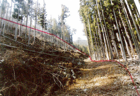 下呂市萩原町西上田の売地の周辺