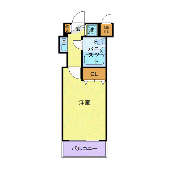【間取り】 | クリオ武蔵新城弐番館