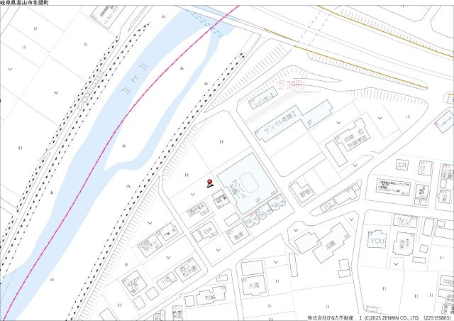 土地　高山市冬頭町　A区画　560万の地図