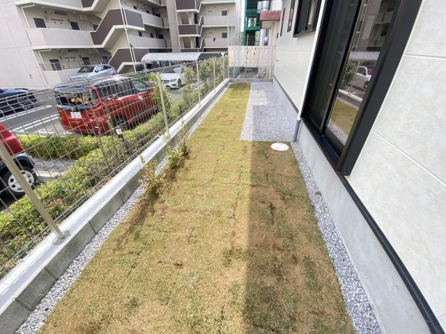 『八王子市新築戸建て』八王子市椚田町1212-15【仲介手数料無料】　４期の庭|～仲介手数料無料☆八王子ひなた不動産～八王子市椚田町　新築戸建て