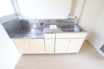 ガスコンロ設置可能