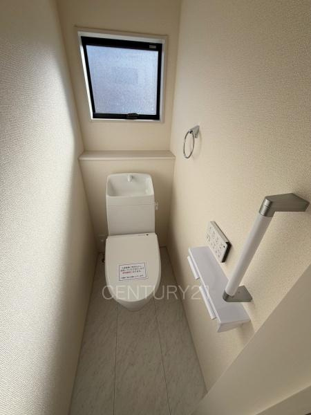 太田第14下田島町 3号棟のトイレ|温水洗浄付き