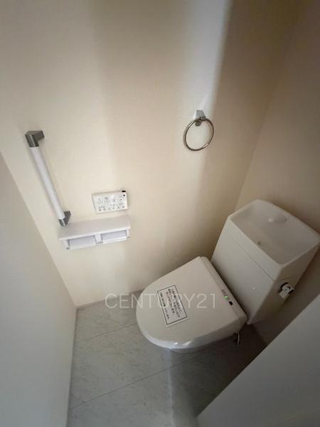 太田第14下田島町 3号棟のトイレ|温水洗浄付き